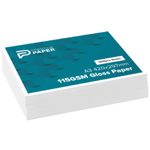 A3 115gsm Gloss Paper<br>(500 Sheets)</br>