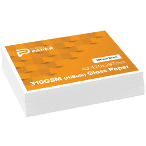 A3 310gsm Hi Bulk Gloss Paper<br>(200 Sheets)</br>