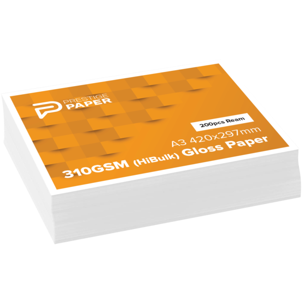 A3 310gsm Hi Bulk Gloss Paper<br>(200 Sheets)</br>