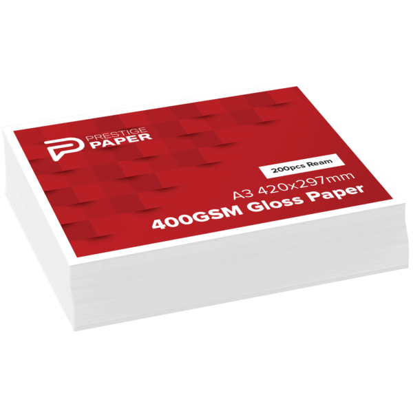 A3 400gsm Gloss Paper<br>(200 Sheets)</br>