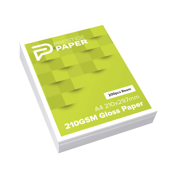 A4 210gsm Gloss Paper<br>(200 Sheets)</br>